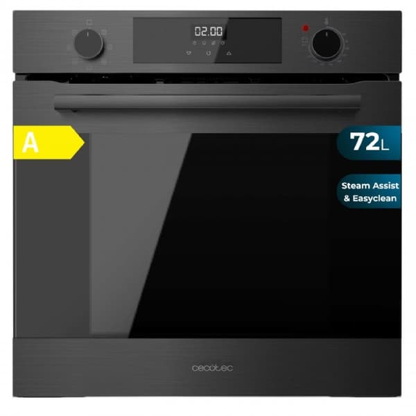 Cecotec Matt multifunction built-in oven with 72 l capacity, 7 functions, grill, defrost, steam assist, 2800 W.