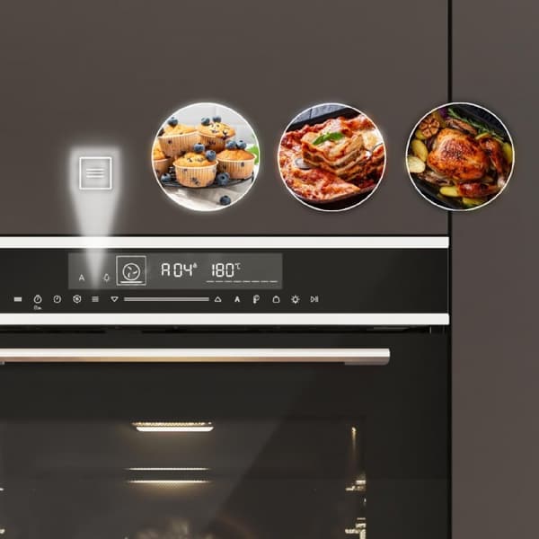 Cecotec Line built-in microwave oven with 34 l capacity, microwave function, covection, grill mode, defrost, auto menu, speed cooking and electronic