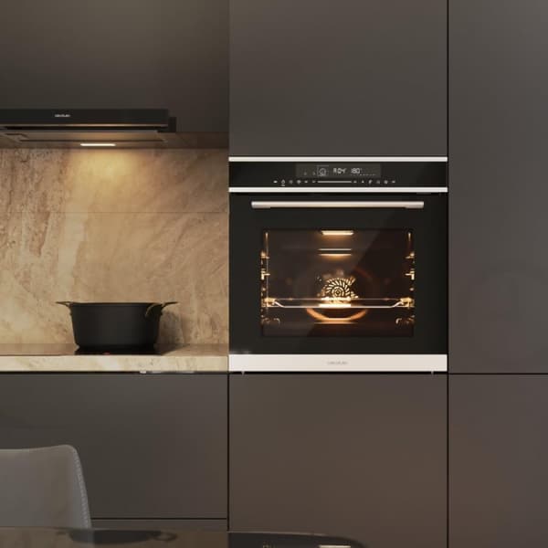 Cecotec Line built-in microwave oven with 34 l capacity, microwave function, covection, grill mode, defrost, auto menu, speed cooking and electronic