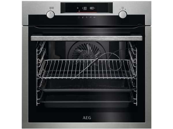 AEG BPE558370M - Ovn - med dampfunksjon - innebygd - Wi-Fi - fordypning - bredde: 56 cm - dybde: 55 cm - høyde: 59 cm - med selvrens - Klasse A+ - ru