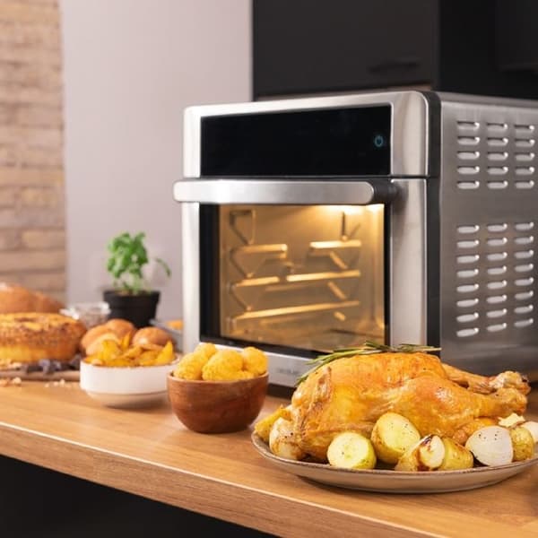 Cecotec Mini-ugn friterare Bake&amp;Fry 3000 Touch Steel