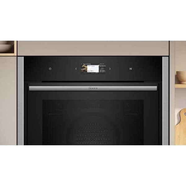 Neff Inbyggd multifunktionsugn 71l 60cm a+ pyrolyssvart - B64CS71N0
