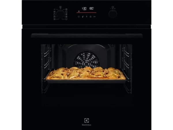 Electrolux 600 SurroundCook EOFDP46BK, Medium, Elektrisk ovn, 65 l, 2320 W, 65 l, 50 - 250 °C