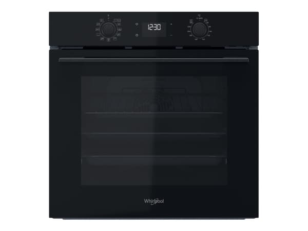 Whirlpool OMK58HU1B, Keskikokoinen, Sähköuuni, 71 L, 71 L, Pakotettu tuuletin, Hydrolyyttinen