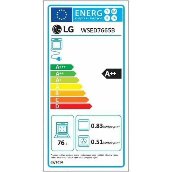 Uuni LG WSED7665B.BKSQEUR 1 L
