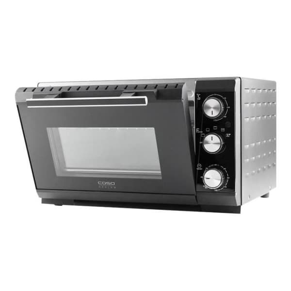 Elektrisk varmluftsugn 20 liter 1500 Watt svart - CASO Design TO20