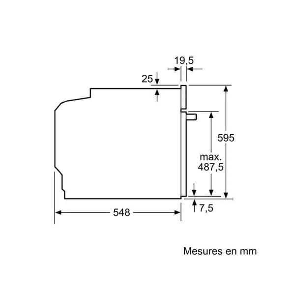 NEFF Inbyggd pyrolysugn B5ACH7AN3F, N 50, Slide and Hide®, CircoTherm