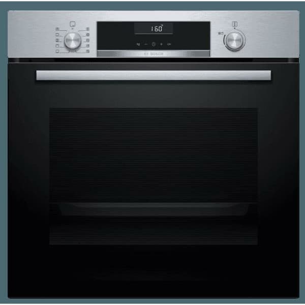 Uuni BOSCH HBG536ES3 3400 W 71 L musta, Hopea