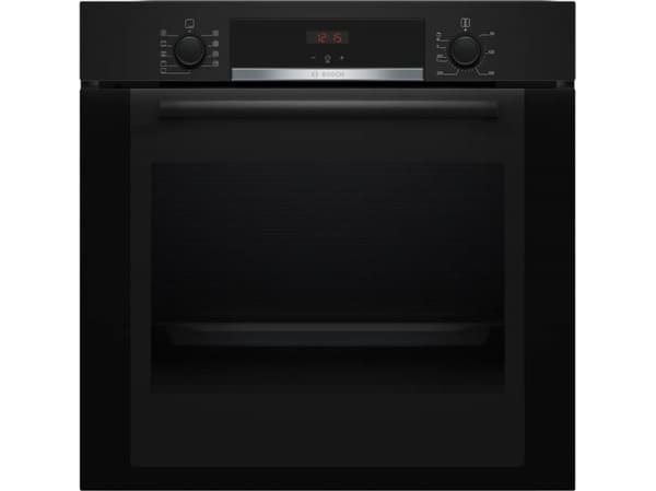 Bosch Serie 4 HBA334EB3, Medium, Elektrisk ovn, 71 l, 3400 W, 71 l, Vifteaktivert