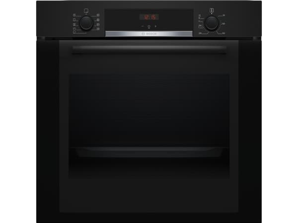 Bosch Serie 4 HBA334EB3, Medium, Elektrisk ovn, 71 l, 3400 W, 71 l, Vifteaktivert