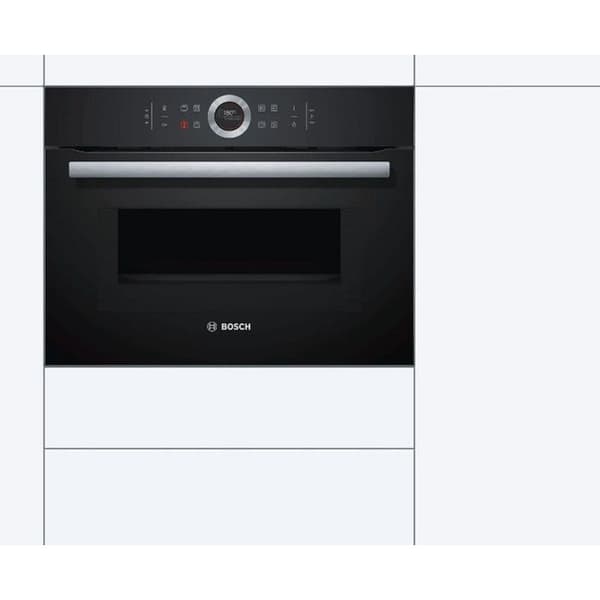 Inbyggd kombinerad mikrovågsugn BOSCH CMG633BB1 SER8 - 45x59x55 cm - Svart