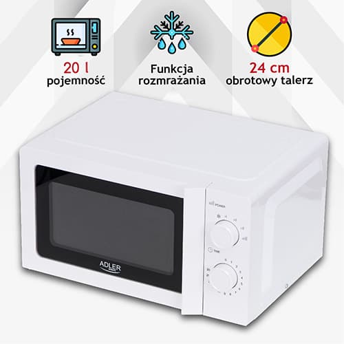 AD 6205 Mikrobølgeovn 20 L