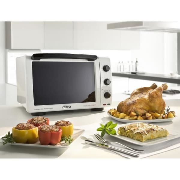 DELONGHI EO32502.WG Bänkskiva Mini Ugn - 32 L - Grill - 2000 W - Vit