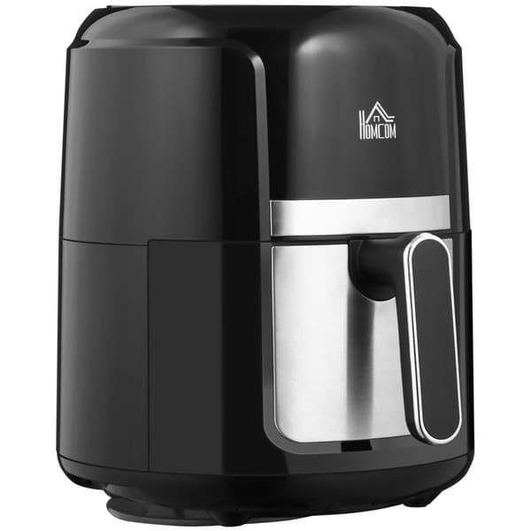 Rootz Hot Air Fryer 4L - Airfryer - Deep Fryer - Terveellisempi ruoanlaitto - 34,2 cm x 25,6 cm x 31,8 cm - 12 ohjelmaa - 80-200 ° C - Stick - Musta