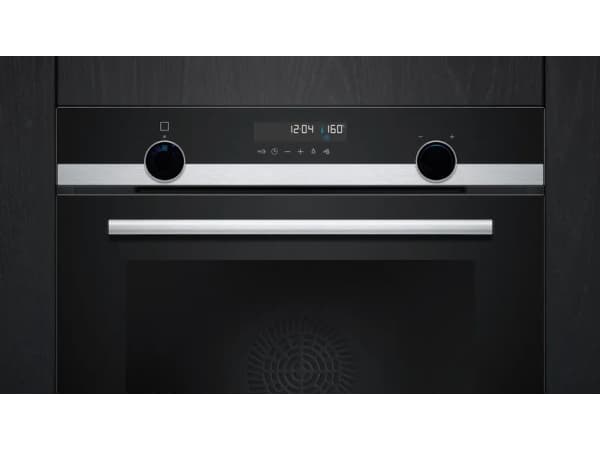 Siemens iQ500 HB578GBS3 - Ovn - innebygd - fordypning - bredde: 56 cm - dybde: 55 cm - høyde: 58.5 cm - med selvrens - Klasse A+ - rustfritt stål