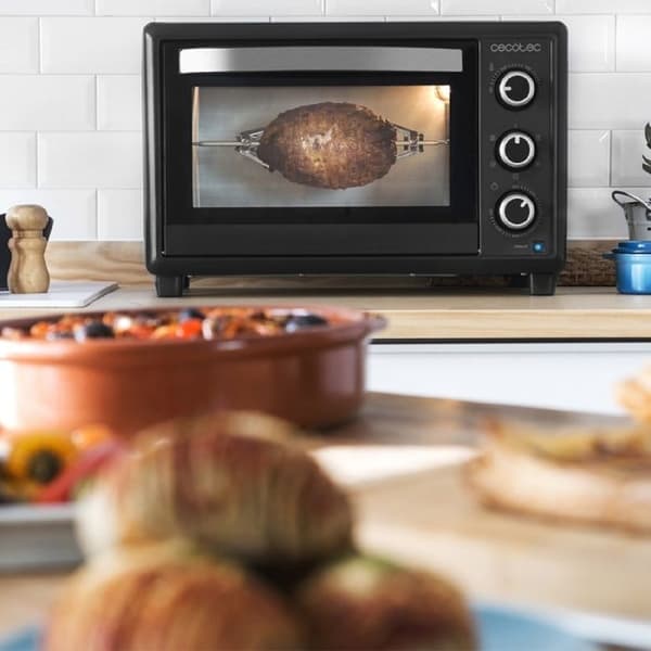 Cecotec Mini-ugn Mini four Bake&amp;Toast 3090 Svart Gyro