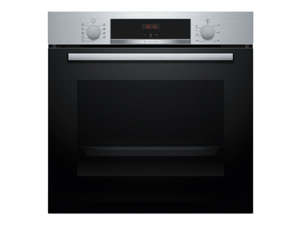 Bosch Serie 4 HBA514BS3, Medium, Electric, 71 L, 3400 W, 71 L, Fan-forced musta, Ruostumaton teräs