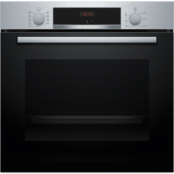 Multifunktionsugn BOSCH HBA514ES3 3400 W 71 L Svart, Rostfritt stål