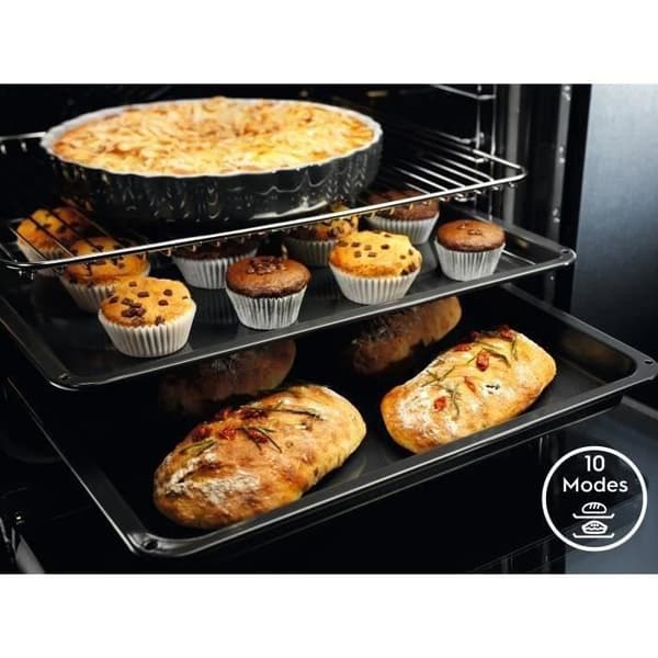 Inbyggd elektrisk ugn 25% ånga - Forcerad roterande värme ELECTROLUX EOC5H40X 700 PRO SERIES SteamCrisp® - Stål