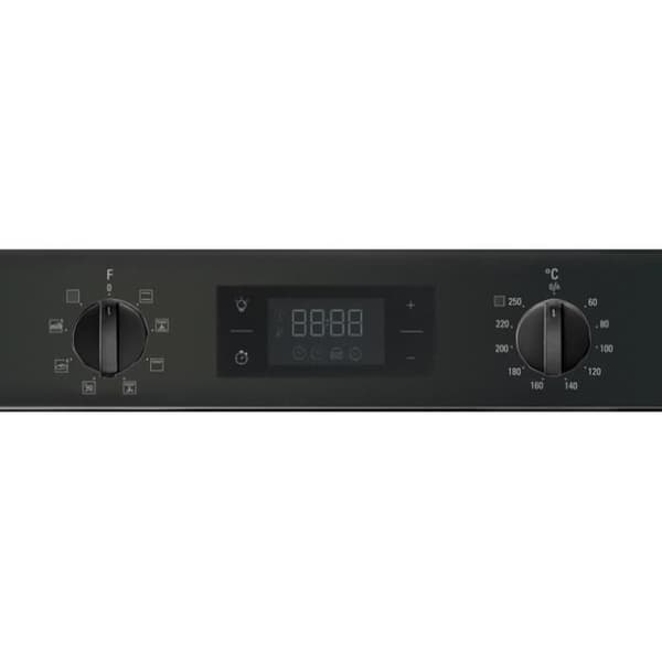 Inbyggd elektrisk ugn Pyrolys Fläktstödd värme HOTPOINT FA2 540 P BL HA - Svart - 66L - Multifunktion