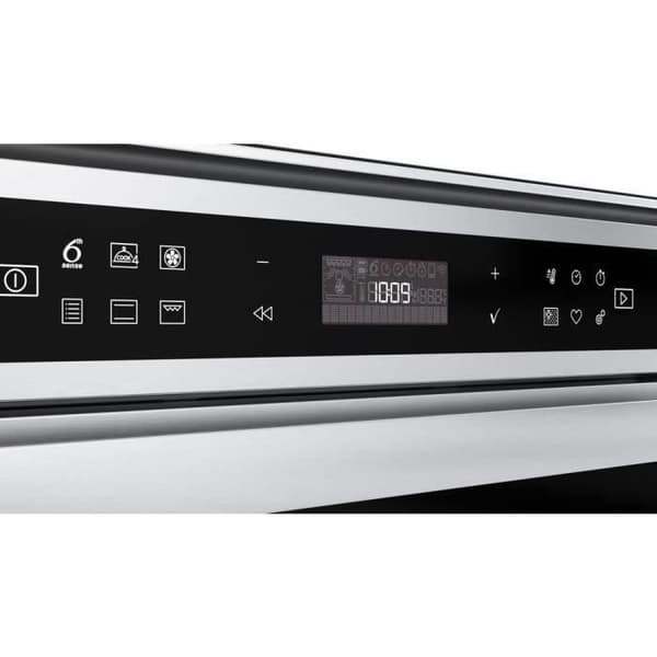 Fyra WHIRLPOOL AKZM9019IX - Pulsvarm luftsugn - 73L - Pyrolys - A+ - Rostfritt stål