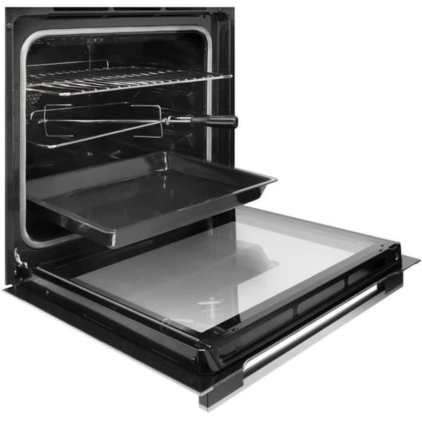 Fyra inbyggnads pyrolys SAUTER SFP932X - Pulserande värme - Rotisserie - Kall dörr - Ångfunktioner