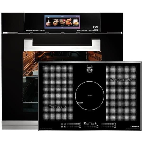 Kaiser EH 6344+KCT 777 FI, Elektrisk ugn, 79L + induktionshäll 77 cm