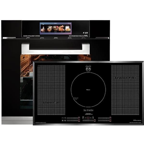 Kaiser Ensemble av induktionshäll EH 6344+KCT 97 FI, Elektrofyr, Air fryer, 79L + induktionsspis 90 cm