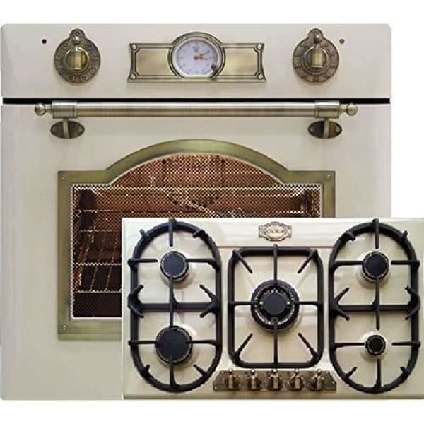 Kaiser EH 6355 ElfEm Fyr elektrisk inbyggd /60 cm /självförsörjande/ Kaiser Empire kg 9325 ElfEm Elfenben Gaspanna