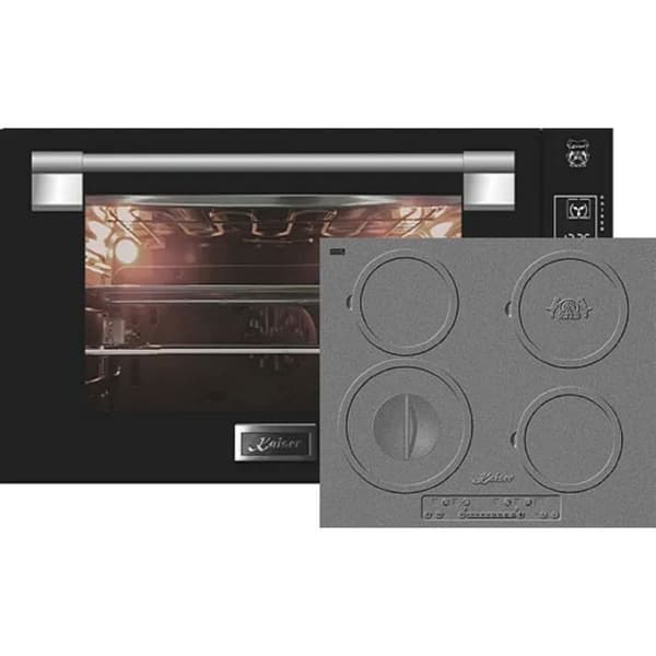 Kaiser EH 9309+KCT 6705 I Spis, Fyra inbyggda 90 cm 105L + induktionshäll 60 cm