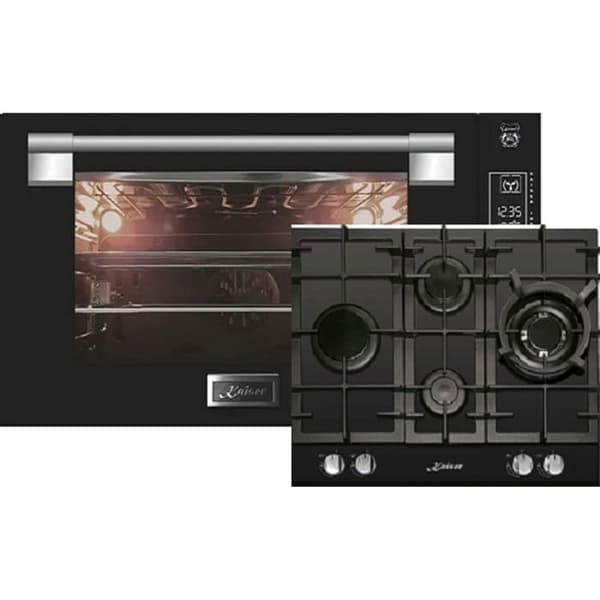 Kaiser EH 9309+KCG 6394, Fyr inbyggnadsugn 90 cm 105L + gasplatta 60 cm