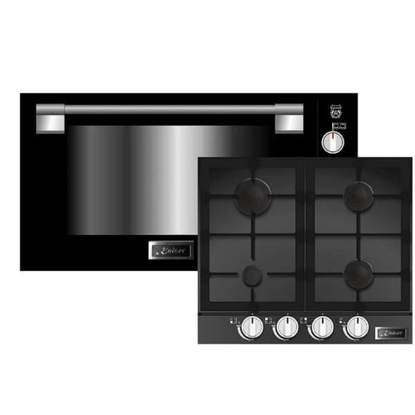 Kaiser EG 9371 Inbyggnadsugn gas 90cm + KCG 6387 Gaskokplatta 60 cm