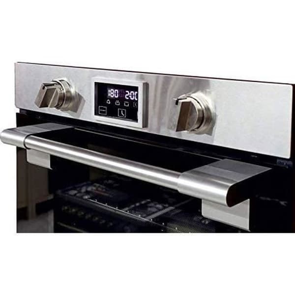 Kaiser 6337 luxe Pyrolyse inbyggd ugn 60 cm, bil, massiv metall, 79 L, glasdörr med mjuk stängning, 11 funktioner