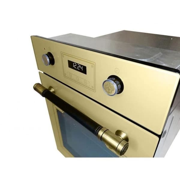 Kaiser Küchengeräte Inbyggd ugn "EH 4796 ElfAD", Retro ugn 45 cm, Fristående, 50 L, 9 funktioner, teleskoplåda