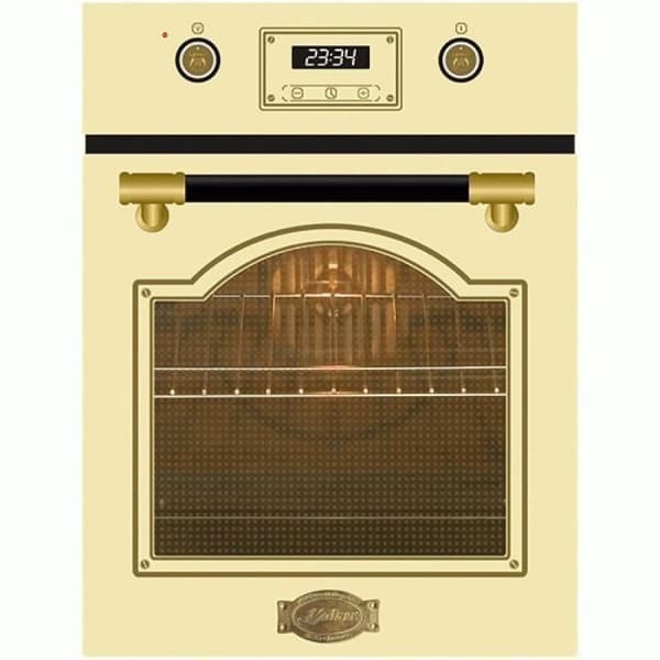 Kaiser Küchengeräte Inbyggd ugn "EH 4796 ElfAD", Retro ugn 45 cm, Fristående, 50 L, 9 funktioner, teleskoplåda