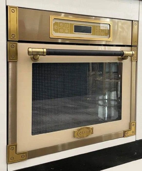 Inbyggnadsugn Kaiser EH 6726 ElfAD.. - 80L - Ivorifärgat glas - Multifunktionsugn elektrisk
