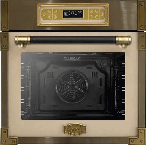 Inbyggnadsugn Kaiser EH 6726 ElfAD.. - 80L - Ivorifärgat glas - Multifunktionsugn elektrisk