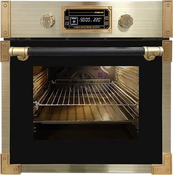 Kaiser EH 6427 AD Retro Pyrolyse Inbyggnadsugn 73L Antracit glas 60 cm
