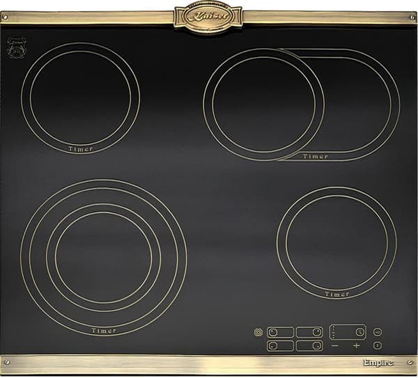 KAISER Ensemble fyra EH 6355 Em Sil+KCT 6185 Em Fyra elektrisk Autonom, 8 funktioner med keramikkocktplan 60 cm