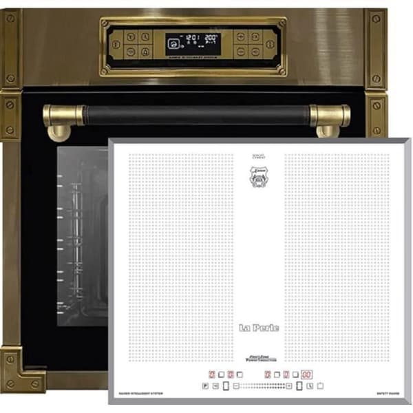 Kaiser Four Set EH 6726 AD+KCT 67 FIW La Perle, Retro inbyggd ugn 80L+induktionshäll 60 cm