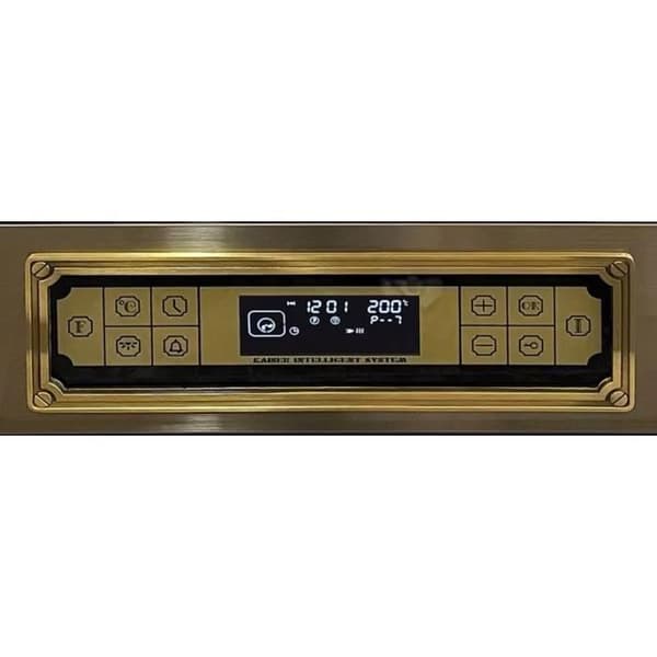 Kaiser Inbyggnadsugn EH 6726 AD, Retro inbyggnadsugn 80L, elektrisk ugn, antracitglas, infraröd grill - 11 funktioner