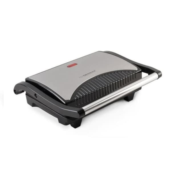 Esperanza EKG006 Kontakt Grill Taleggio Metall Silver, Svart - 5901299914632