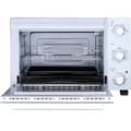 Miniatyrbillede 3 af 6: CONTINENTAL EDISON CEMF35W - 35L hvid elektrisk miniovn - 1500W - Rotisserie, naturlig varmluft