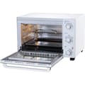 Miniatyrbillede 4 af 6: CONTINENTAL EDISON CEMF35W - 35L hvid elektrisk miniovn - 1500W - Rotisserie, naturlig varmluft