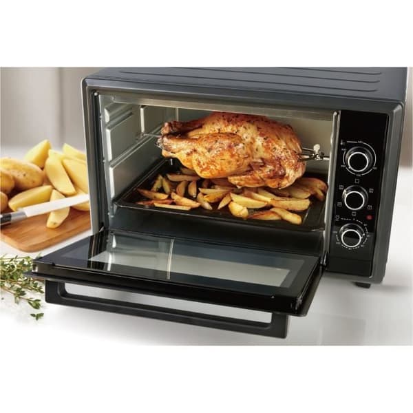 BRANDT Multifunktionsovn 35L 1500 Watt rotisserie FC350MUB sort