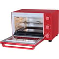 Miniatyrbild 3 av 6: CONTINENTAL EDISON CEMF35R - 35L röd elektrisk miniugn - 1500W - Rotisserie, Naturlig varmluft