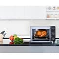 Miniatyrbild 6 av 6: CONTINENTAL EDISON CEMF28B2 elektrisk miniugn - 28L svart - 1500W - Rotisserie, Naturlig konvektion