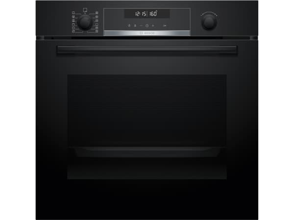 Bosch Serie 6 HBG578BB3, Medium, Elektrisk ovn, 71 l, 3600 W, 71 l, Vifteaktivert