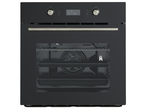 Scandomestic XO 6800 - Ugn - inbyggd - fördjupning - bredd: 56 cm - djup: 56 cm - höjd: 59 cm - med självrengöring - Klass A - svart glas