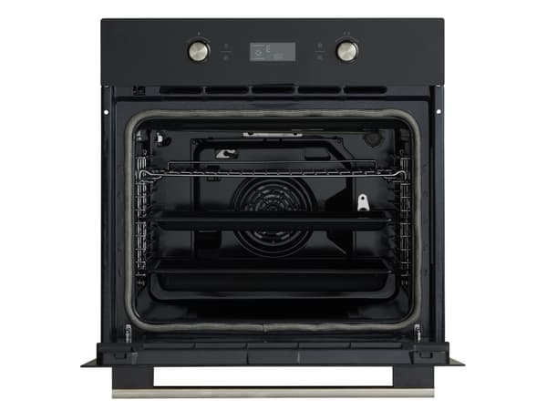 Scandomestic XO 6800 - Ugn - inbyggd - fördjupning - bredd: 56 cm - djup: 56 cm - höjd: 59 cm - med självrengöring - Klass A - svart glas